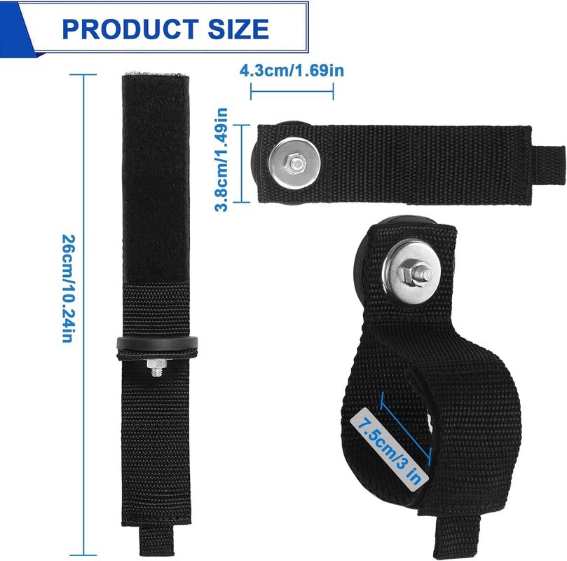 Kablolar için uzantı kablosu tutucu ile ergonomik manyetik asılı kemer