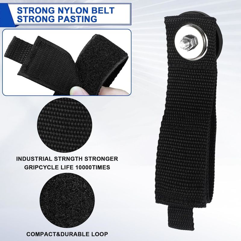 Kablolar için uzantı kablosu tutucu ile ergonomik manyetik asılı kemer