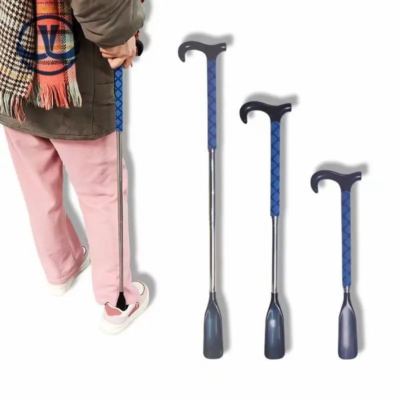Magnetik Genişletilebilir Uzun Eldivenli Ayakkabı Boynuzları ve Ayakkabılar için Telescopic Katlanabilir Ayakkabı Boynuzları