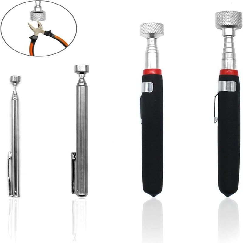 Manyetik Alıcı Aracı Genişletilebilir Kalem Tipi Paslanmaz Çelik Stik