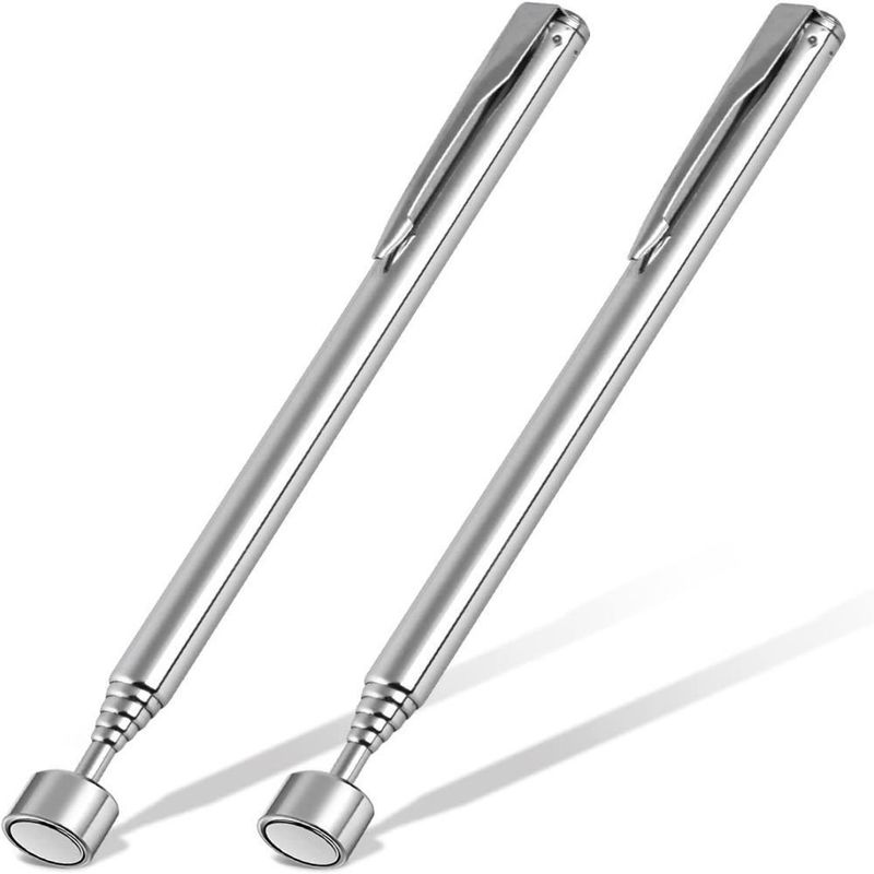Manyetik Alıcı Aracı Genişletilebilir Kalem Tipi Paslanmaz Çelik Stik