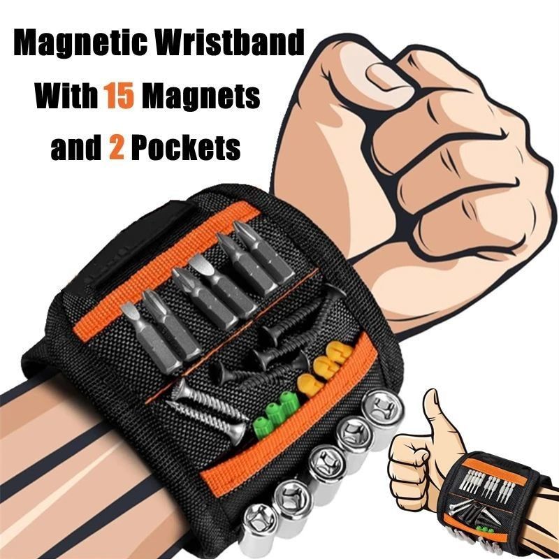 Mıknatıs Bilezik Araç Kemeri Güçlü Mıknatıslar Dikişleri Dikişler DIY