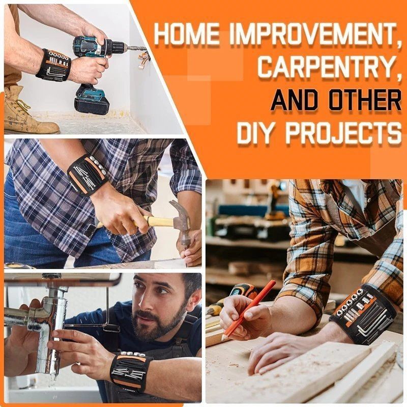 Mıknatıs Bilezik Araç Kemeri Güçlü Mıknatıslar Dikişleri Dikişler DIY
