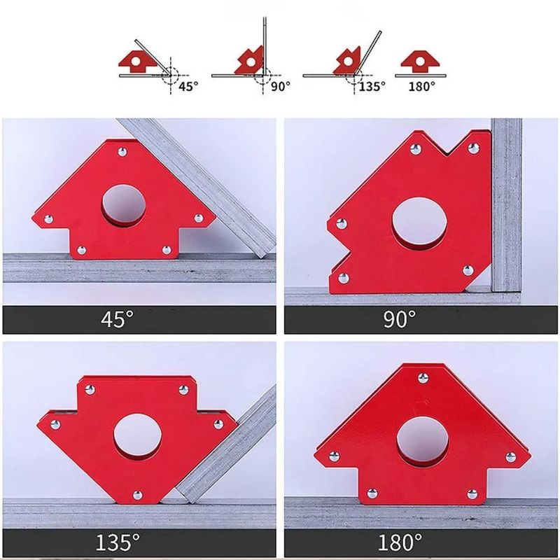 kaynak yardımcı manyetik tutucu güçlü mıknatıs 3 açılı ok konumlandırıcı güç lehimleme uzmanlık bulma aracı